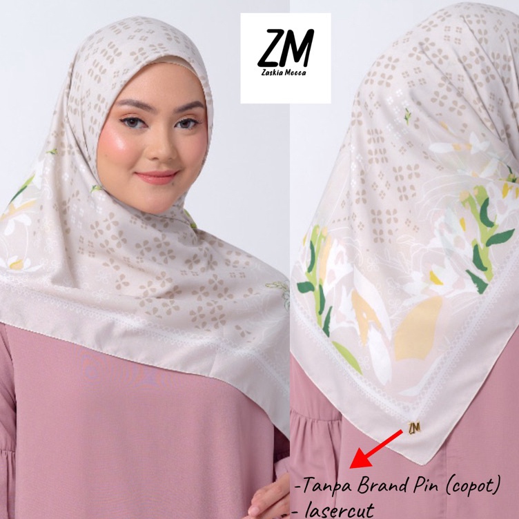 KODE N55C Hijab Segiempat zm zaskia Mecca motif