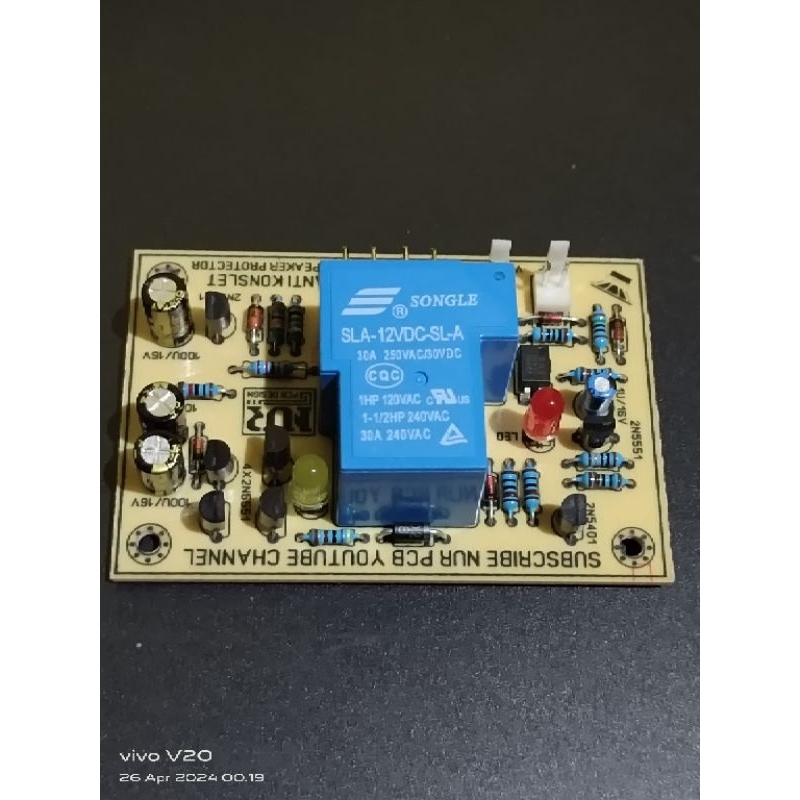 speaker protektor anti konslet ocp mono protector OCP DCP mono  pcb semi fiber pcb by nur design