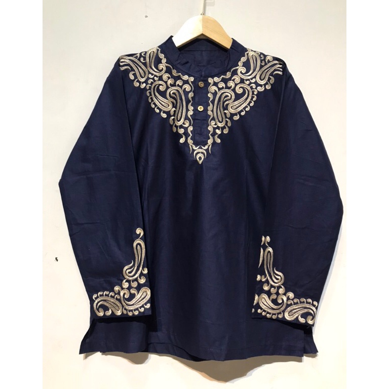 KODE R3S KOKO cowok  Baju koko Terkini  Koko Lebaran  Baju koko Putih  Baju koko embroidery  Baju ko