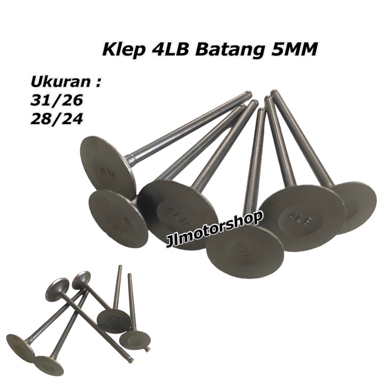 STOK TERBATAS Klep 31 26 Batang 5 4LB 2824  2934 Batang 5 MM 4LB  Valve Payung Klep 31 26 Batang 5 K