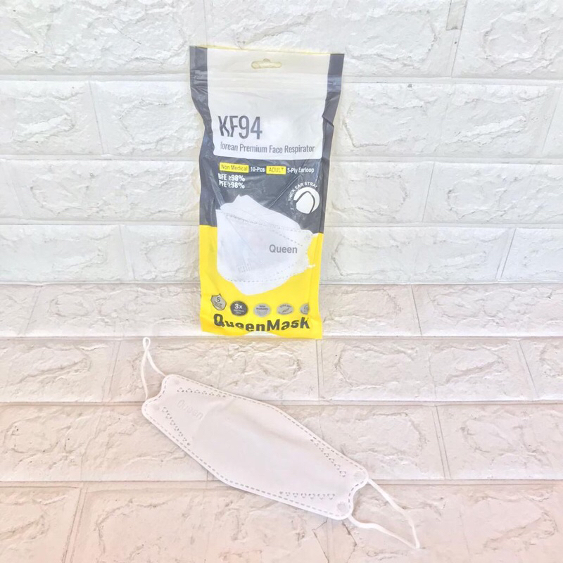 MASKER KF94 QUEEN MASK 4ply isi 10pcs