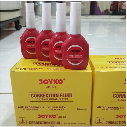 

( 6 PCS) TIPE X CAIR JOYKO JK-101A / JK-01 CORRECTION FLUID / TIPE-X / TIP-EX /TIPEX JOYKO [ ATK GALERY ]