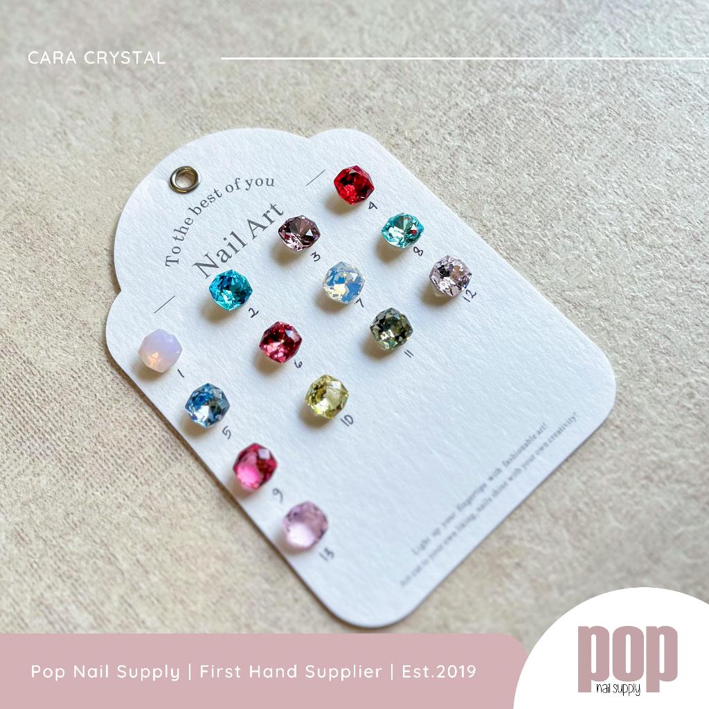 POP NAIL I Cara Crystal (01) satuan/ aksesoris crystal premium/ crystal no scratch