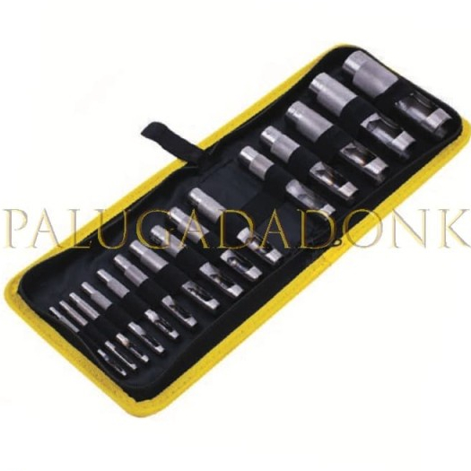 

Pembolong Hollow Punch Set 15pcs / Plong Set 15 pcs / Plong Betel Set