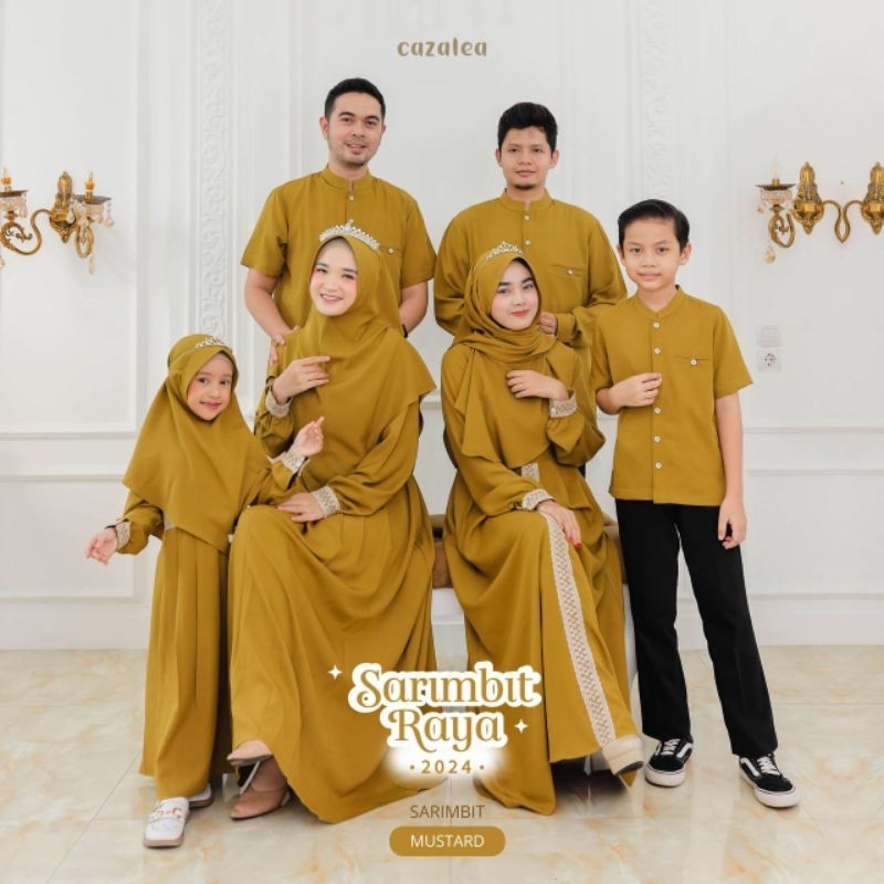 Sarimbit Raya (Mustard) Couple Family
