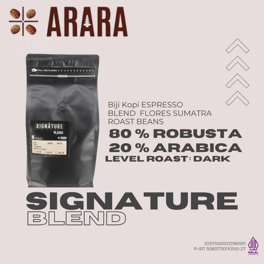 

Kopi Espresso Blend Flores Sumatra Roasted Beans Espresso Arara