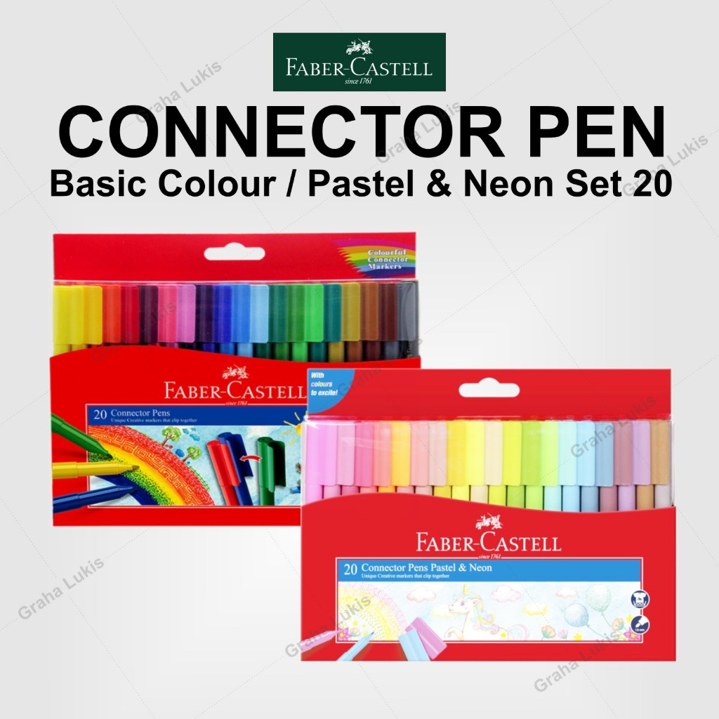 

Faber Castell 20 Connector Pens