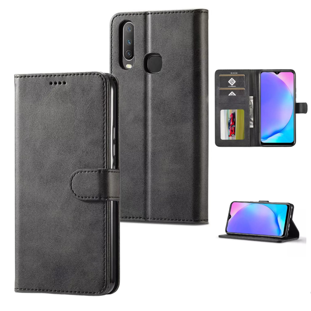 2025 Flip Book Cover Kulit VIVO Y04 Y29s Y29 4G Y19s Y12i Y17 Y15 Y11 Y12 V21 4G/5G V21e V20 V20SE V