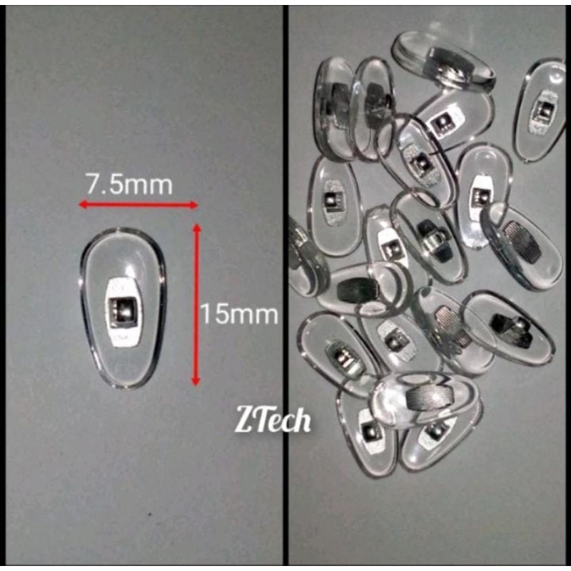 Nosepad silicone / penyangga kacamata / nosepad baut