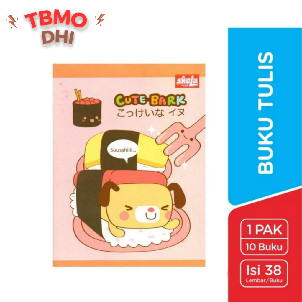 

BUKU TULIS 38 LEMBAR GARIS A5 SKOLA BY SiDU SKOLA BY SINAR DUNIA BUKU TULIS ANAK SEKOLAH PACK 10PCS