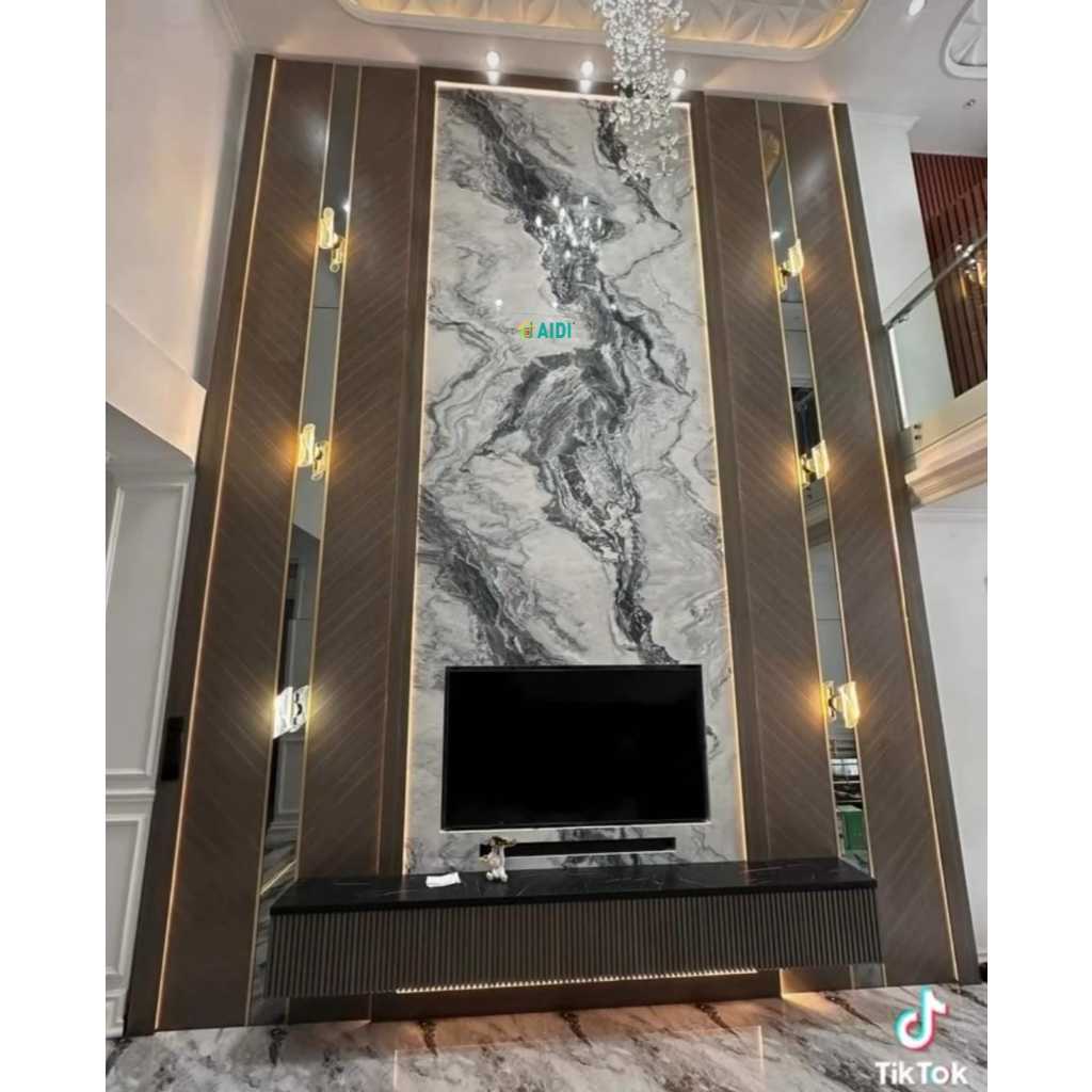 AIDI HPL BOOKMATCH GLOSSY MARBLE GLOSSY PREMIUM AH FSYZ21 7082 T A B C