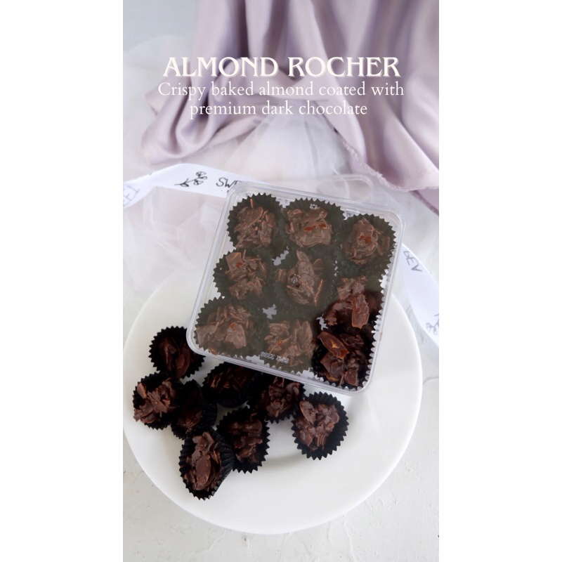 

Almond Rocher-Crispy almond/chocolate almond