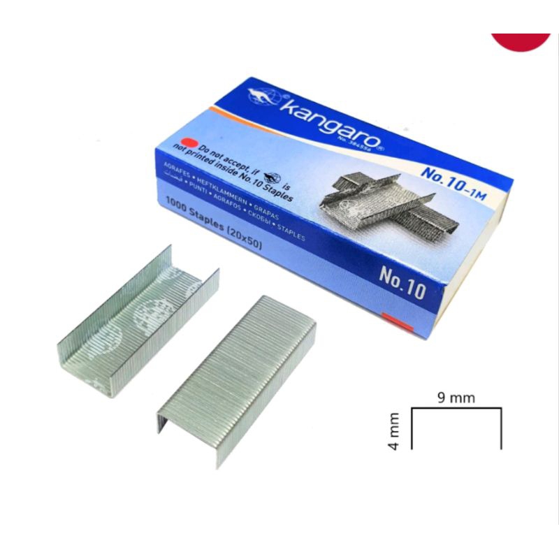 

isi staples untuk Stapler HD-10 dan HD-10D