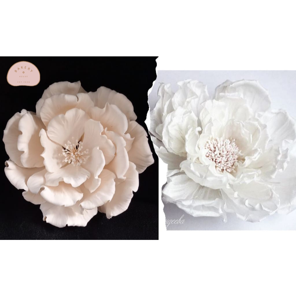 

NEW // BUNGA GUMPASTE 2PC / FLOWER KEMBANG HIASAN DEKORASI KUE CAKE