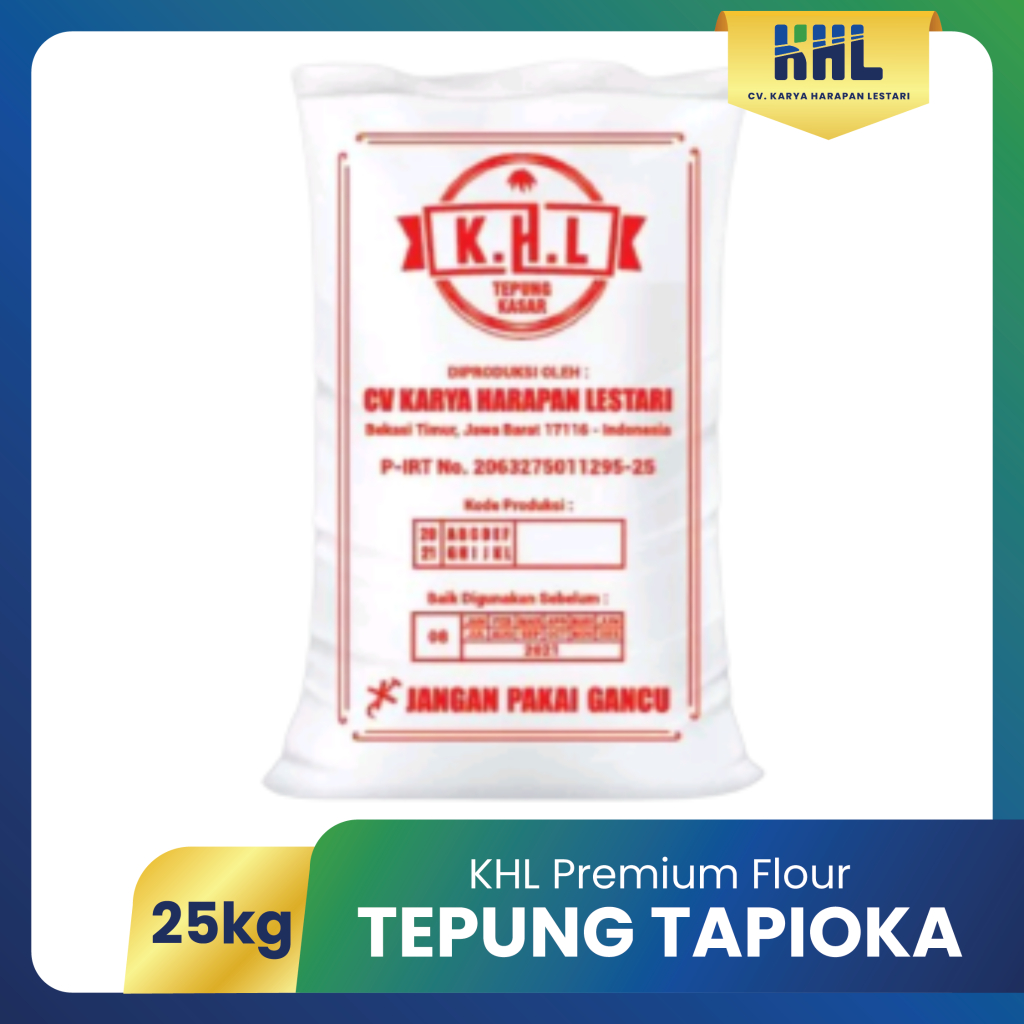 

25 Kg Tepung Tapioka Kasar / Tepung Kasar / Tepung Shihlin / Tepung Crispy / Tepung Krispi / Tepung Tapioka