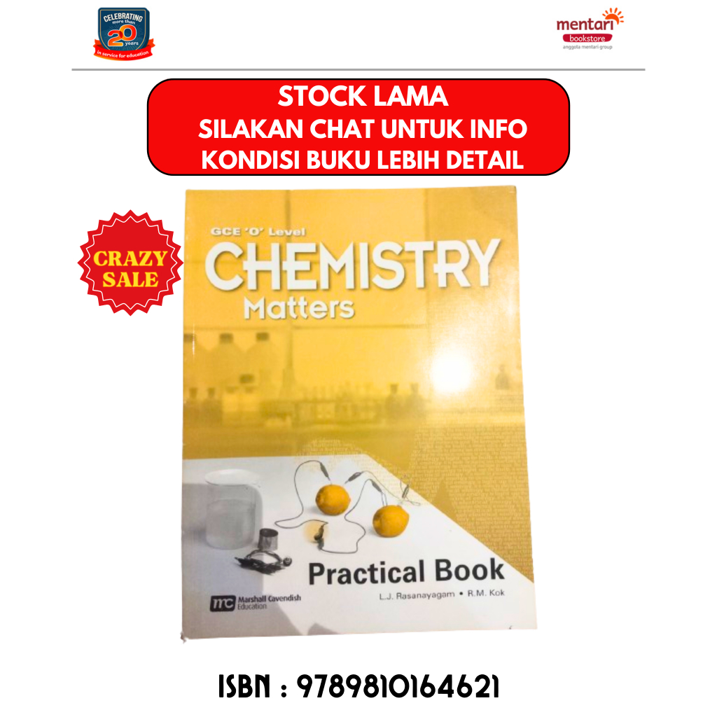 CRAZY SALE - Chemistry Matters GCE O Level Practical Book | Buku Tahun 2008