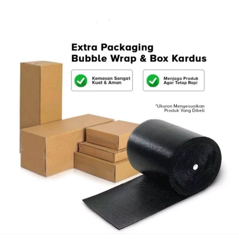 

BUBBLE WRAP TAMBAHAN PACKING AMAN ( 1 BARANG, 1 BUBBLE )