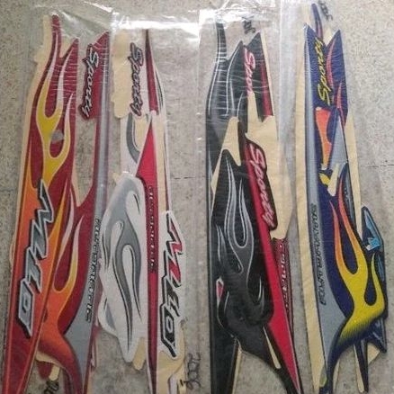 STRIPING LIST STIKER MIO SPORTY TAHUN 2006 API MIO SPORTY 2006 API