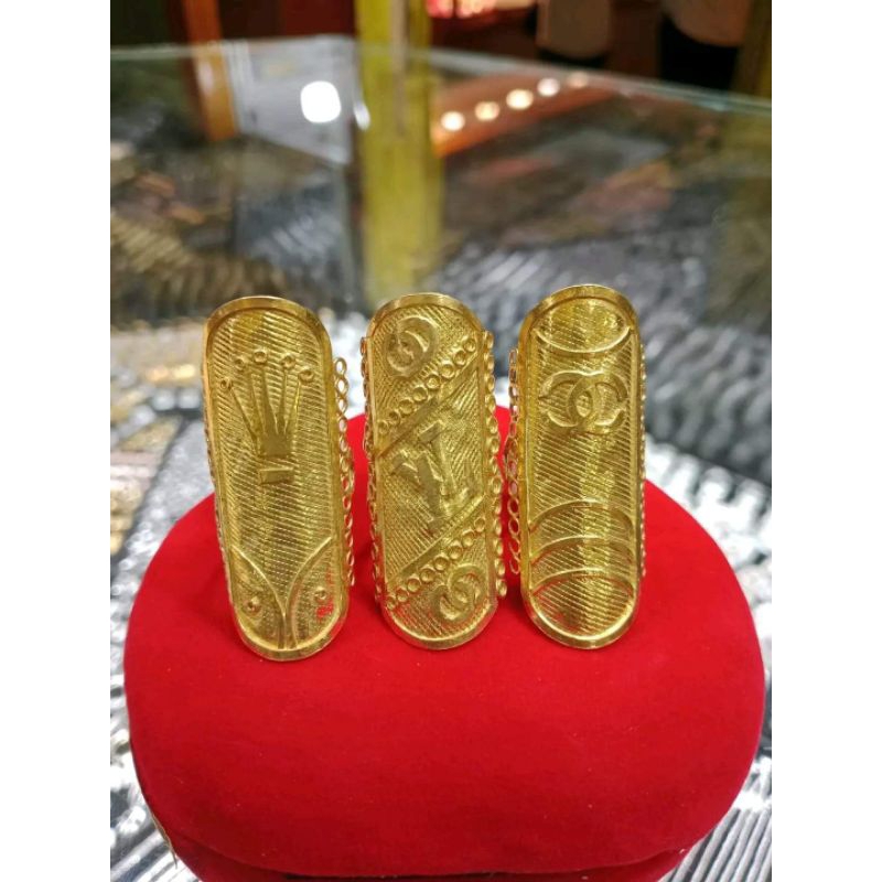 replika emas sepuhan kemiripan SEPERTI emas asli cincin cantik random