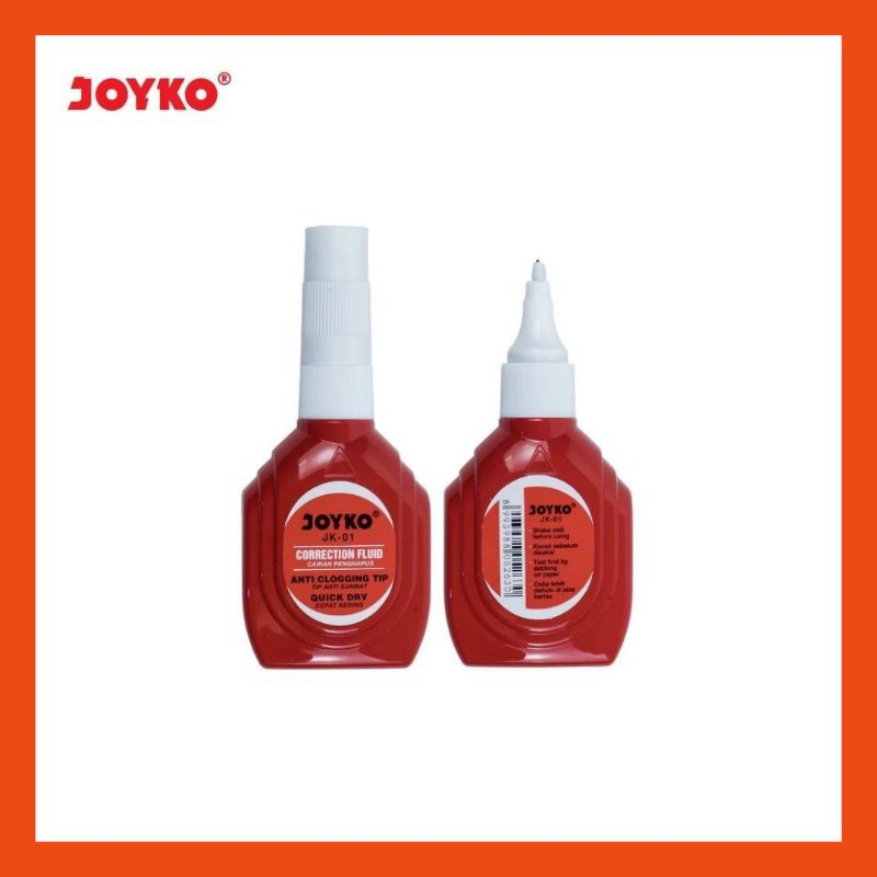 

Bism Correction Fluid Cairan Koreksi Penghapus Cair Joyko JK-01