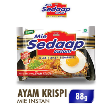 

Sedaap Mie Instan Goreng Ayam Krispi Bag 88 gr