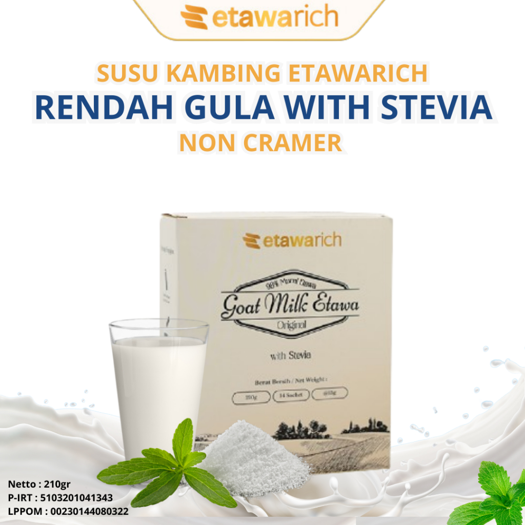 

Etawarich Susu Kambing Etawa Asli Dengan Stevia dan Rendah Gula Untuk Atasi Nyeri Sendi dan Tulang