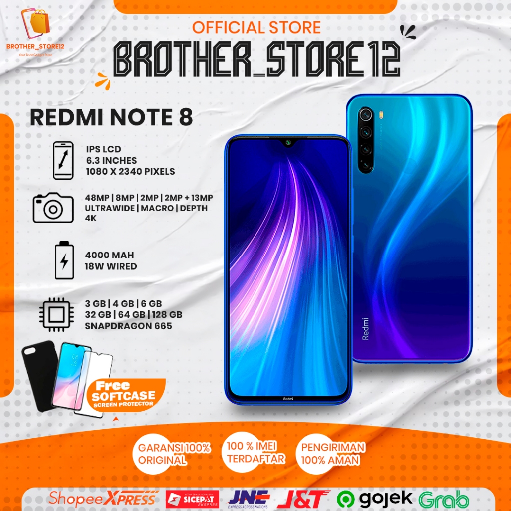 xiaomi redmi note 8 second original