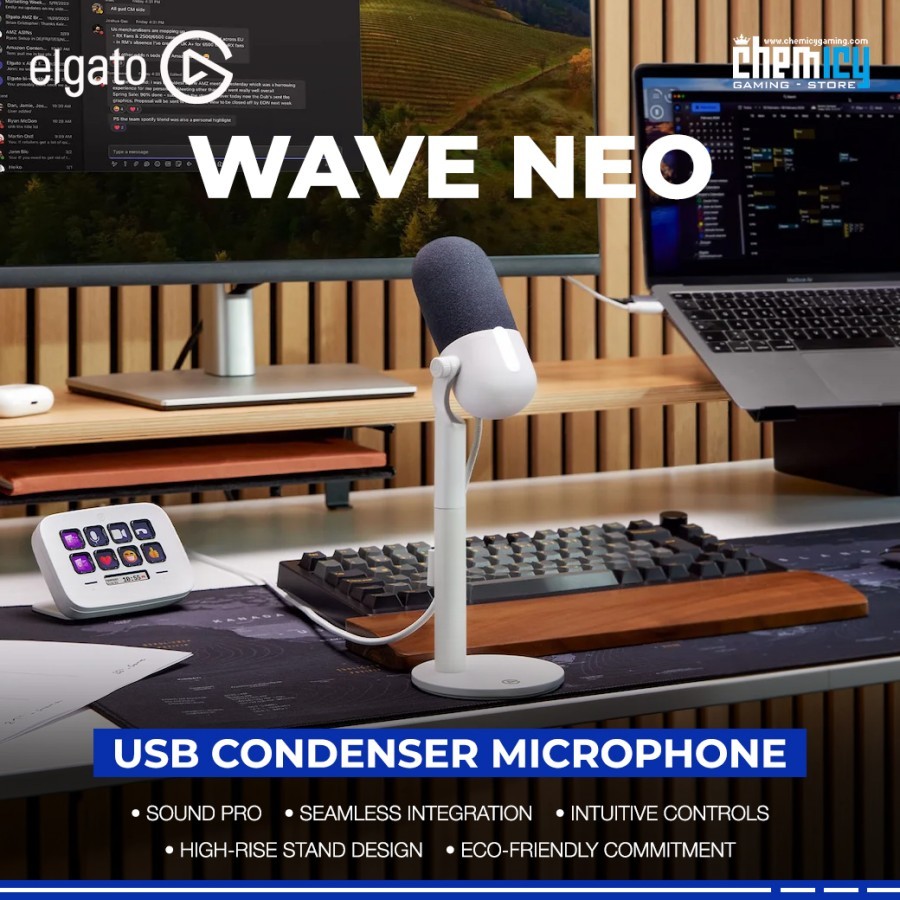 Elgato Wave NEO USB Condenser Gaming Microphone