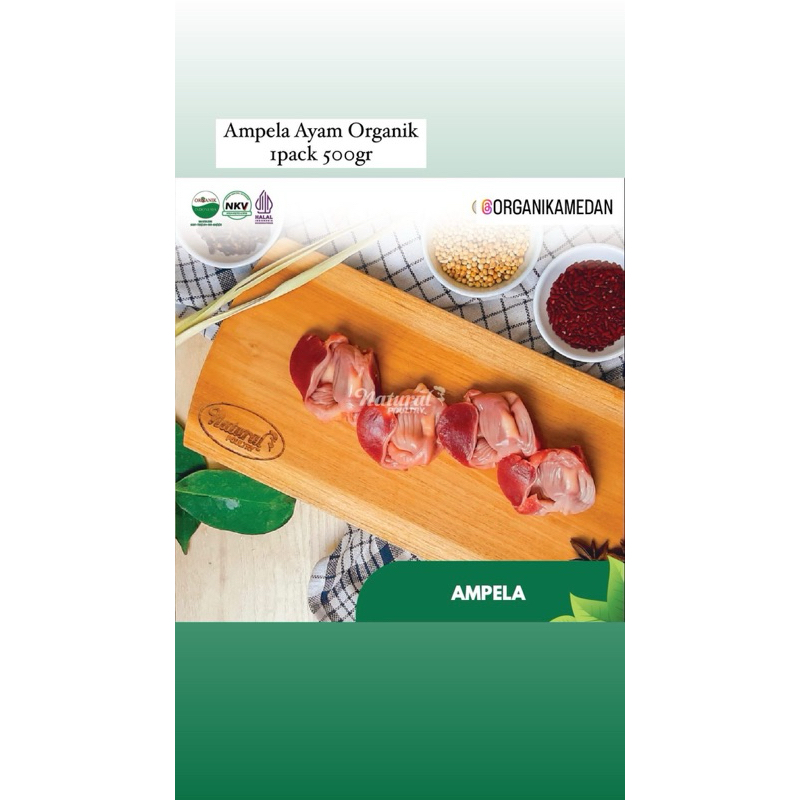 

Natural Poultry Ampela Ayam Organik 500gr