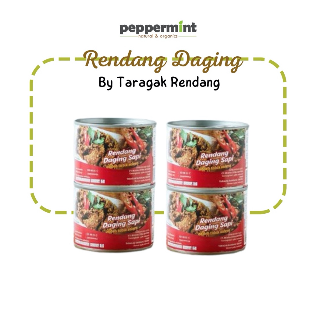 Taragak Rendang Daging Kaleng (200 gr) / Rendang Kaleng