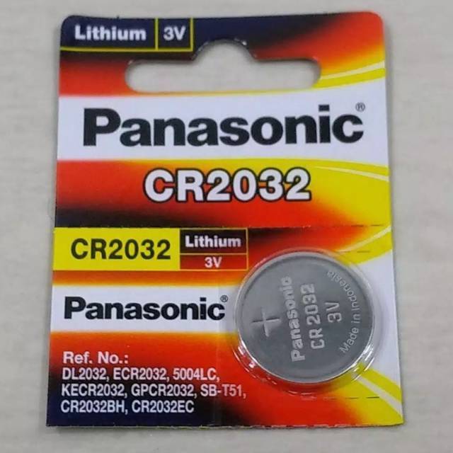 HEMAT Battery / Baterai / Batre kancing ORIGINAL PANASONIC CR2032 CR 2032