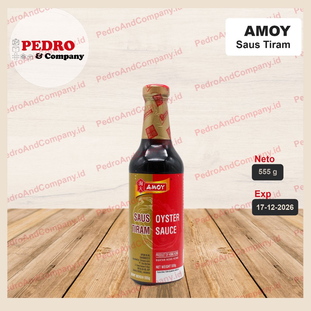 

Amoy oyster sauce saus tiram 555 gram - hong kong