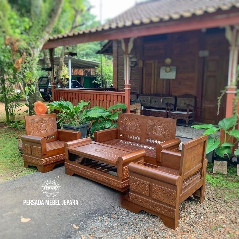 Kursi tamu minimalis / Kursi tamu jati / Kursi tamu / Kursi / Meja tamu / Meja / Meja jati