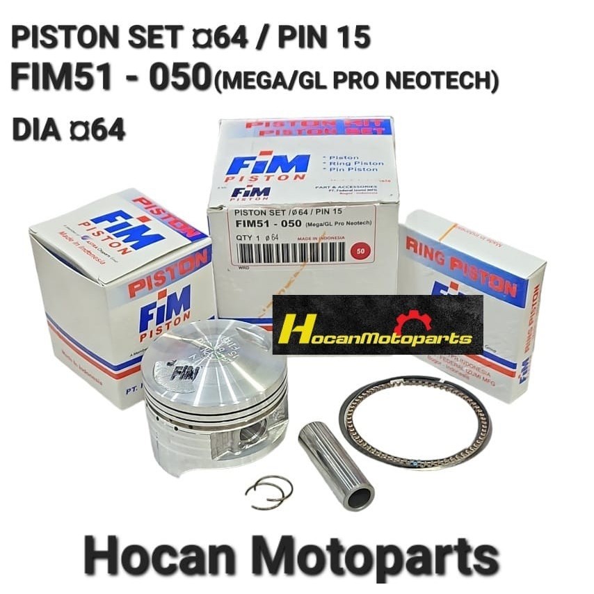 PISTON KIT FIM OS 50 100 150 200 MEGA PRO GL PRO NEOTECH MP PRIMUS FIM RACING