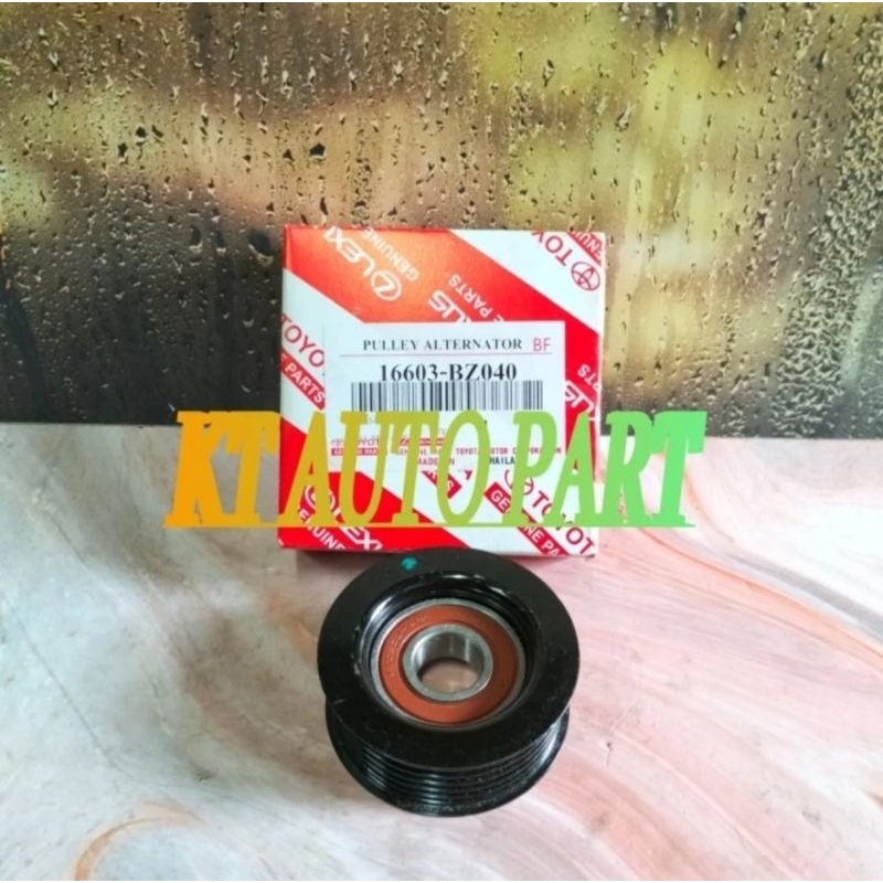 PULLY PULLEY PULI POLI ALTERNATOR FAN BELT TOYOTA GRAND NEW AVANZA GREAT XENIA ALL NEW RUSH TERIOS V