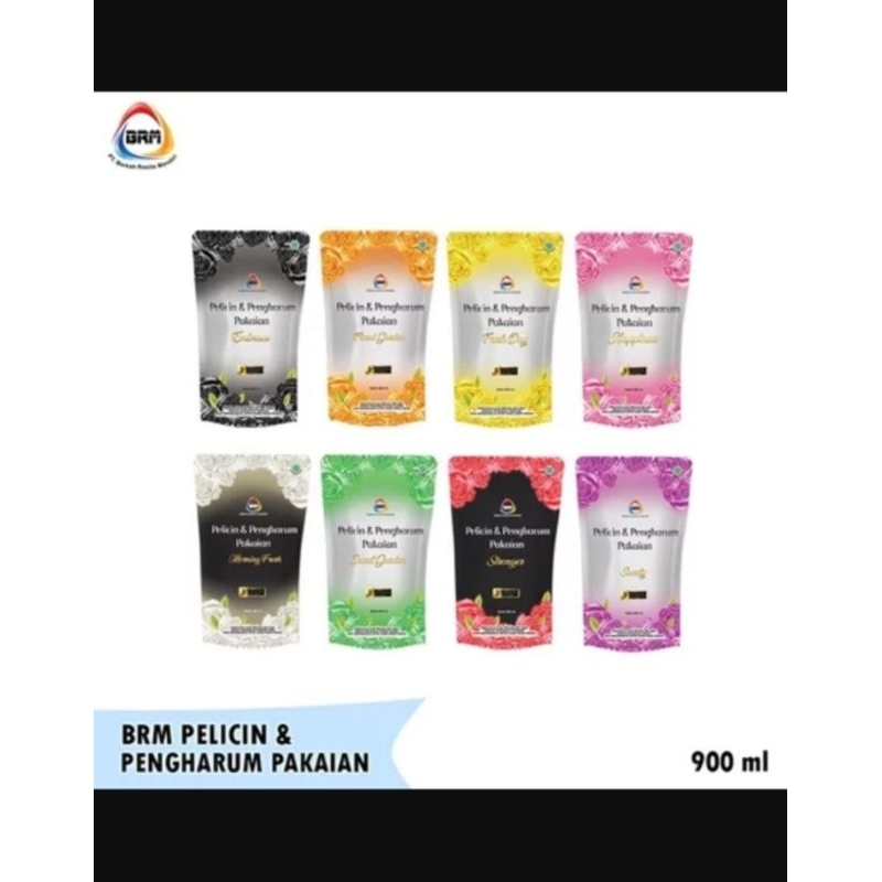 pewangi super laundry/pelicin dan pengharum pakaian by brm refil 900mL