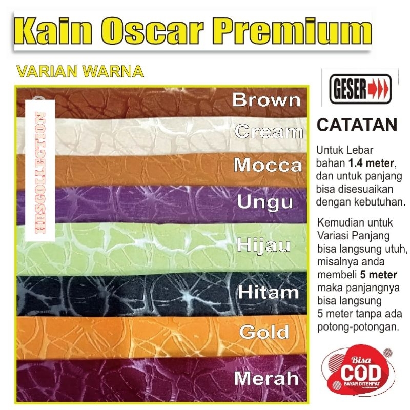 Oscar Motif Batu // Bahan // Kain // Kursi // Furniture sofa Minimalis Sintentis Imitasi Meteran