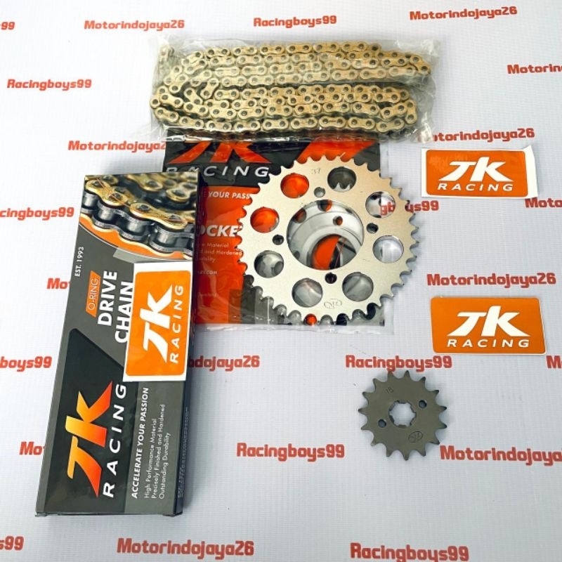 GEAR SET TK RACING RANTAI O RING RX KING FIZR JUPITER MX LAMA MX NEW VEGA