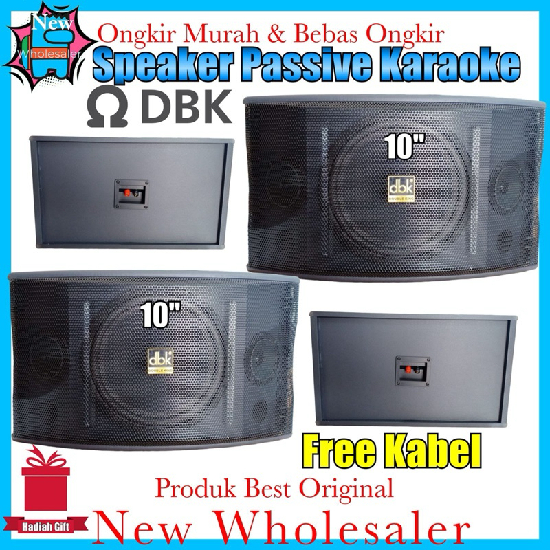 speaker Pasi karaoke DBk cs450V original Sepasang 2 unit garansi 1 tahun