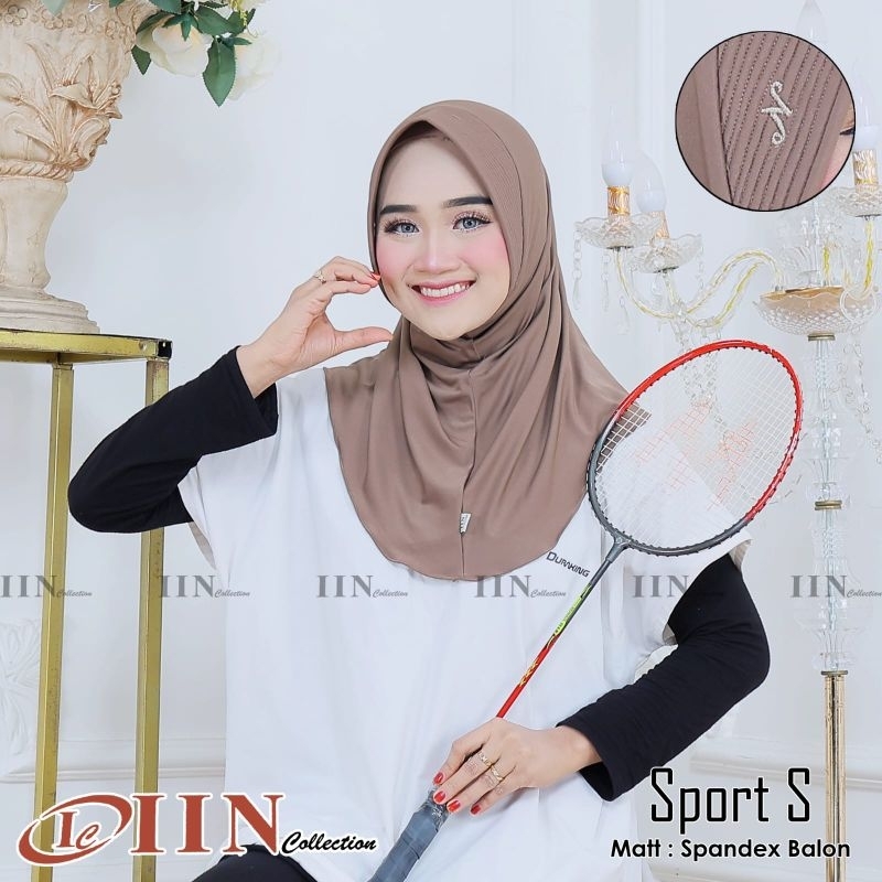 Bergo Hamidah hijab sport size S | by iin collection