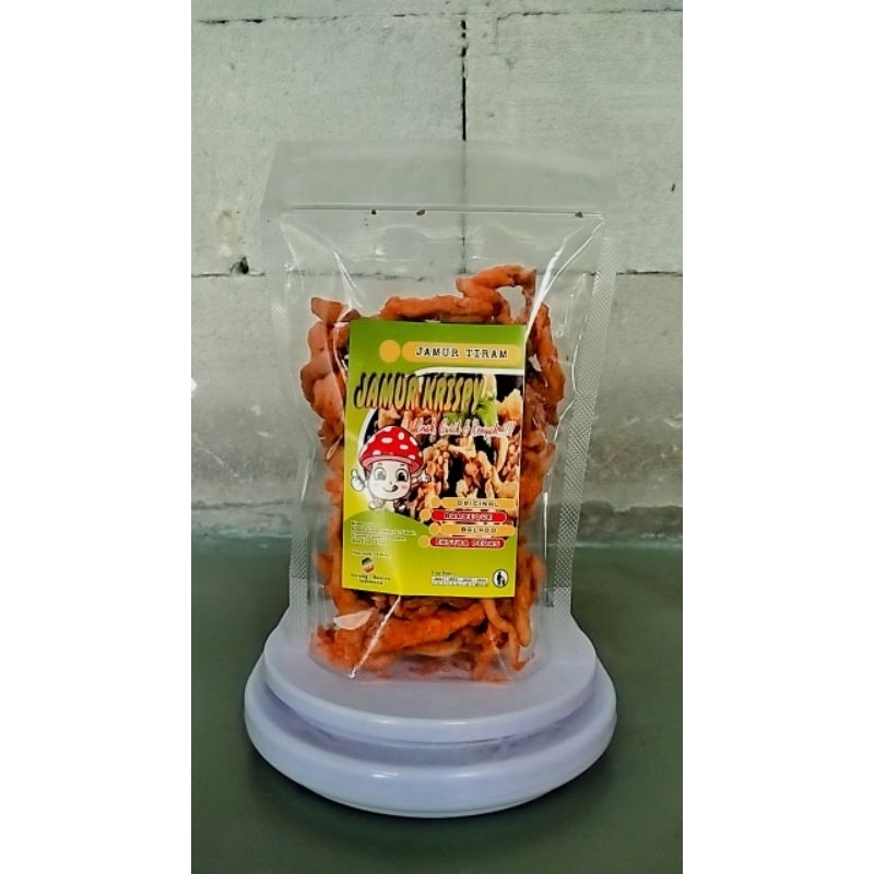 

Jamur Krispi, Jamur Crispy, Keripik Jamur Tiram, Cemilan Sehat