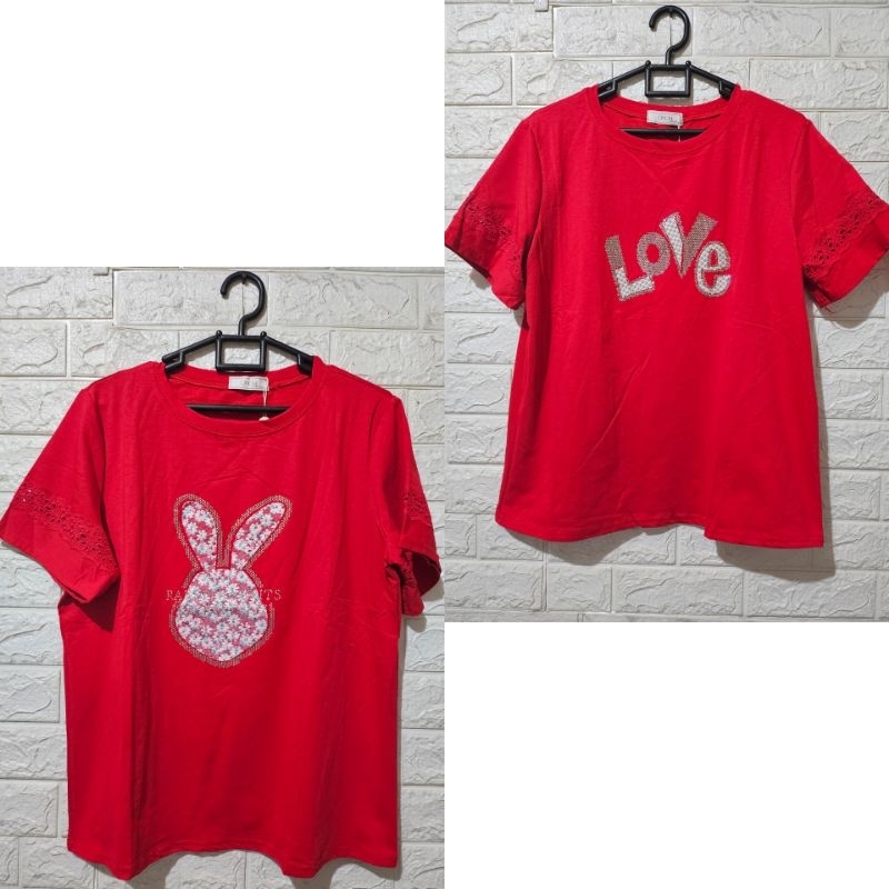 TERMURAH READY STOCK BAJU BANGKOK KAOS IMPORT BLING BLING PERMATA MERK CHOM / BAJU BKK ORIGINAL FIRS