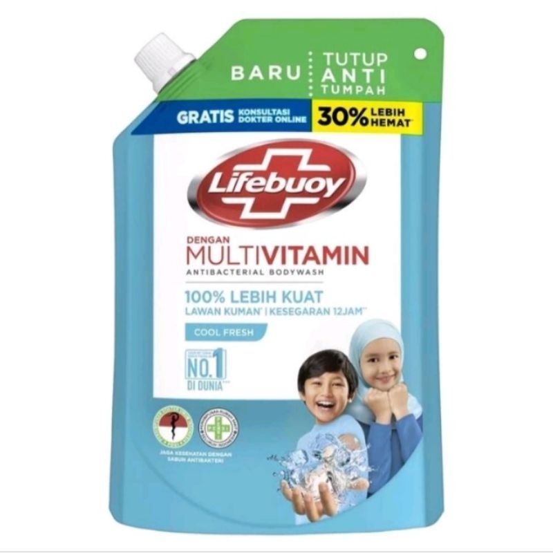 Lifebouy Sabun Mandi Cair Cool Fresh 400ml