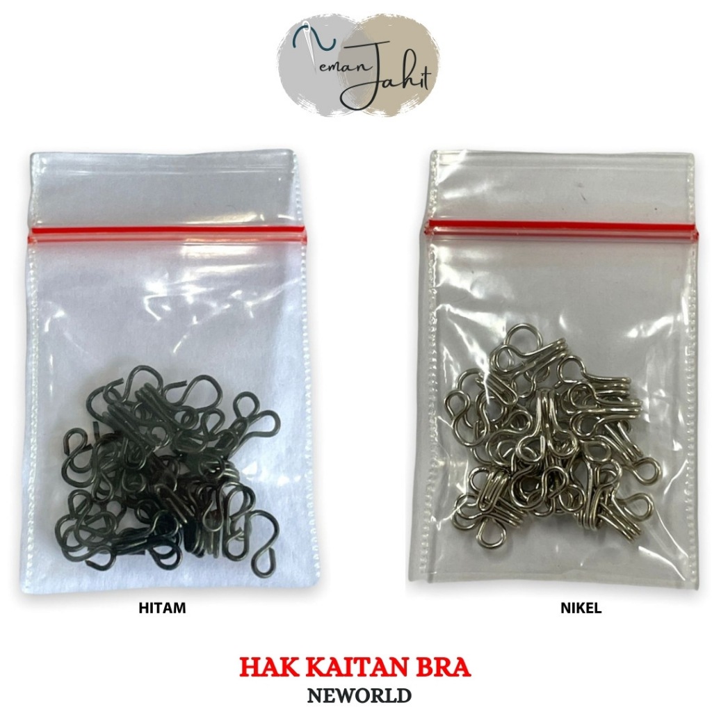 Kancing Hak Kait /  Kaitan BH / Kancing Hook Bra / Kaitan Rok / Kaitan Kebaya / Kaitan Korset Kemben