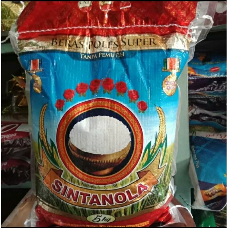 

Beras sintanola kemasan 5kg