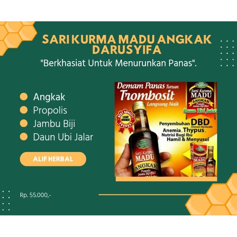 

Darusyifa Sari Kurma Madu Angkak 470 Gram