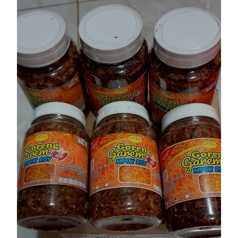 

Bawang Goreng garam original/pedas 150gr