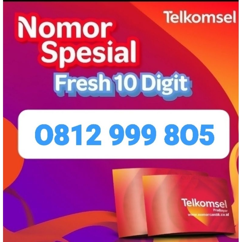 NOMOR CANTIK SIMPATI 10 DIGIT BOS 0812 999 805