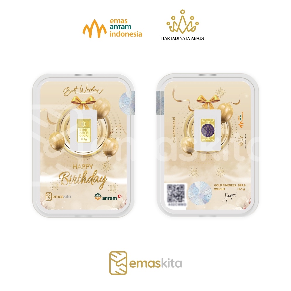 Logam Mulia Antam x Hartadinata Birthday Bullionprotect 5 Gr j P1A6