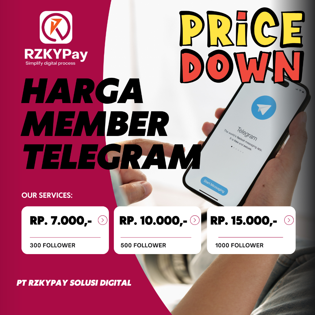 TELEGRAM CHANNEL GROUP MEMBER TERPERCAYA MURAH MERIAH